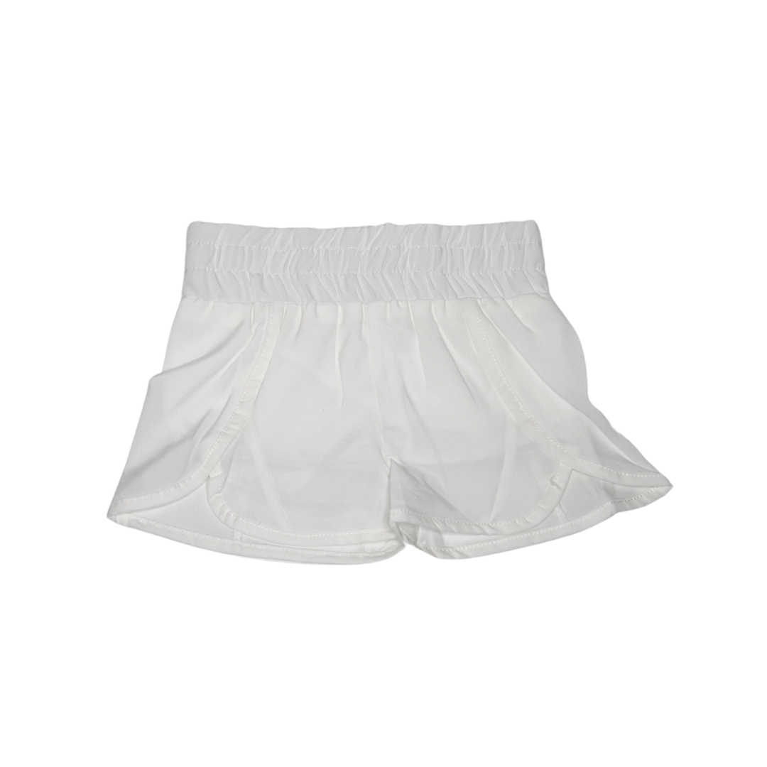 High Waisted Windbreaker Shorts