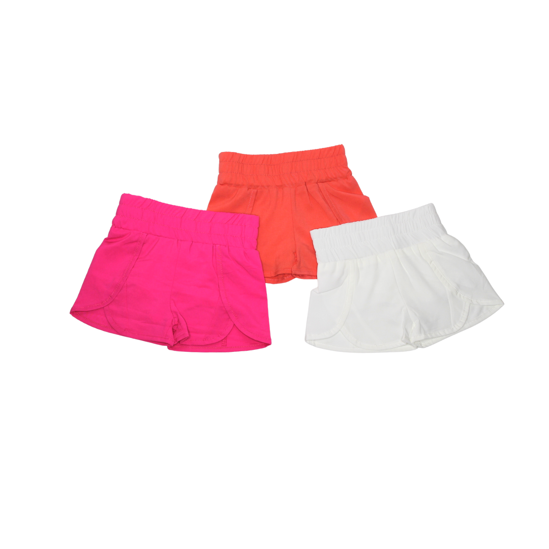 High Waisted Windbreaker Shorts